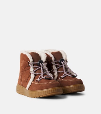 بوت للثلج من الجلد السويدي Ona Ave™ Alpine | Sorel Kids