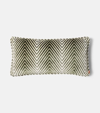 Ziggy jacquard velvet cushion | Missoni