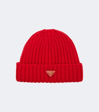 Gorro acanalado de lana virgen | Prada