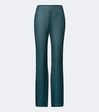 Dries lamé wide-leg pants | Cala de la Cruz