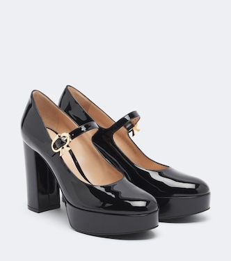 Plateau-Pumps Doris aus Lackleder | Gianvito Rossi