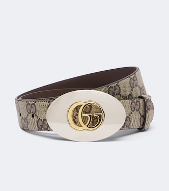 Double G GG canvas belt | Gucci