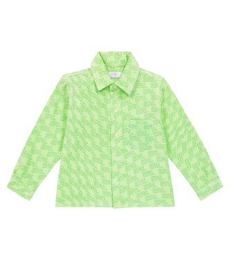 Logo cotton-blend shirt | ERL Kids