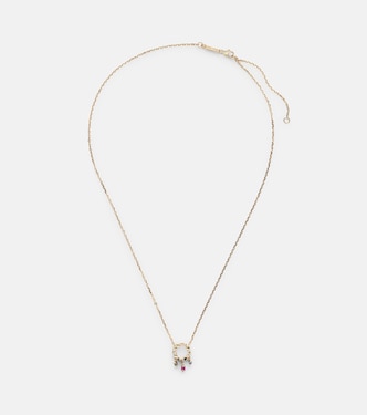 Halskette aus 18kt Gelbgold (750/1000) mit Saphiren | Suzanne Kalan