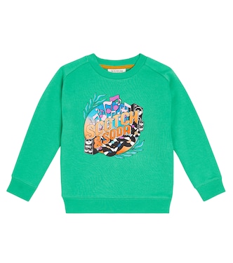 Printed cotton-blend sweatshirt | Scotch & Soda Kids
