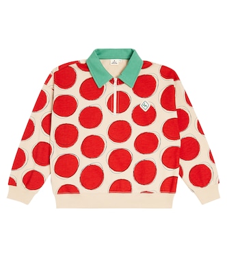 Red Dot cotton polo shirt | Jellymallow