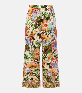 Jupe-culotte en coton à fleurs | Etro