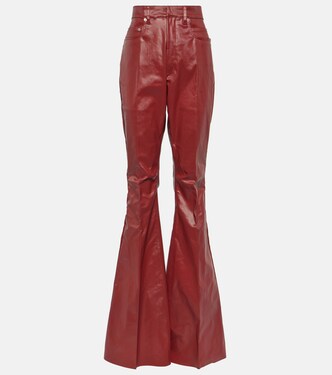 Bolan high-rise coated denim jeans | Rick Owens