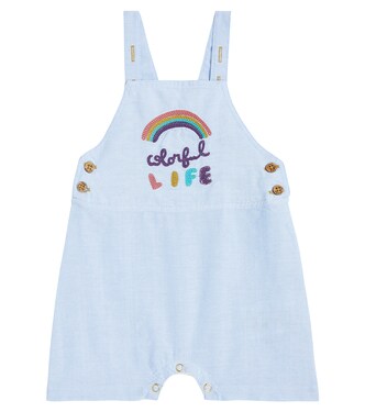 Baby Atilo embroidered cotton overalls | Louise Misha