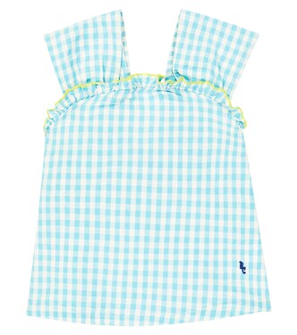 Gingham cotton and linen top | Bobo Choses