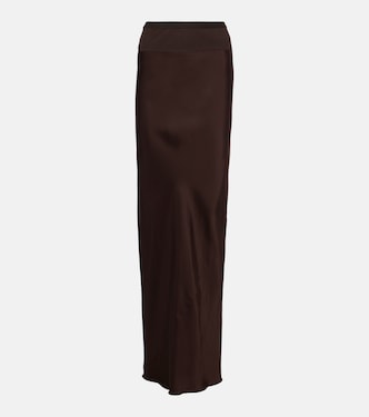 Satin maxi skirt | Rick Owens