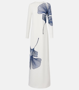 Austie embroidered crêpe gown | Costarellos