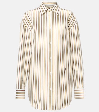 Cassandre striped cotton poplin shirt | Saint Laurent