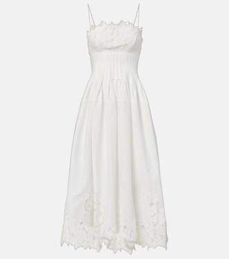 Robe midi Lilianna en coton mélangé | Simkhai