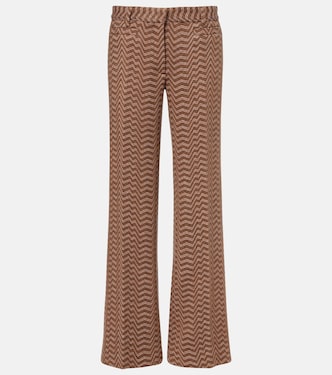 Pantalon bootcut Zigzag à taille basse | Missoni