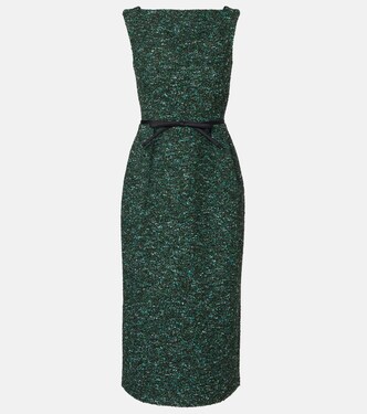 Robe midi en tweed | Erdem