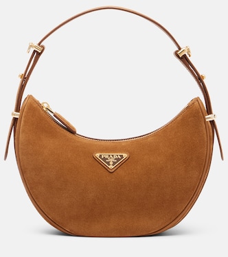 Bolso al hombro Prada Arqué de ante | Prada