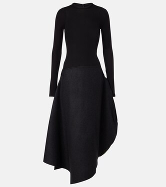 Robe midi asymétrique | Victoria Beckham