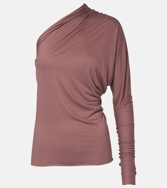 Diana one-shoulder jersey top | Rick Owens