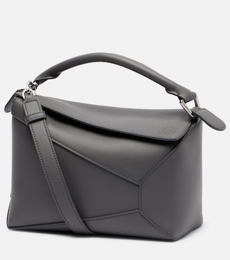 Puzzle Edge Small leather tote bag | Loewe