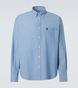Ami de Cœur cotton chambray shirt | Ami Paris
