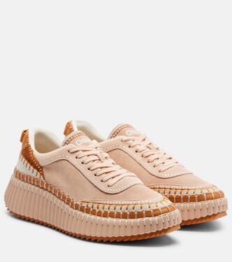 Nama suede platform sneakers | Chloé