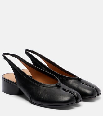 Slingback-Ballerinas Tabi aus Leder | Maison Margiela