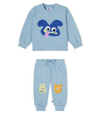 Baby Disc and Simeon sweatshirt and sweatpants set | Molo