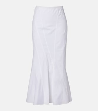 Ora cotton poplin midi skirt | Fforme