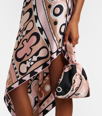 Emilio Orchidee silk twill top-handle bag in pink - Pucci | Mytheresa