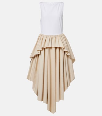 Paula's Ibiza cotton poplin midi dress | Loewe