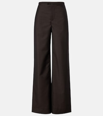 Weite Hose aus Wolle und Mohair | Gucci