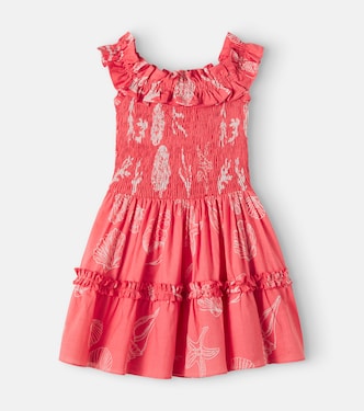 Amber printed cotton dress | Poupette St Barth Kids