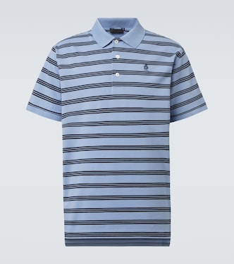 Striped cotton polo shirt | Prada