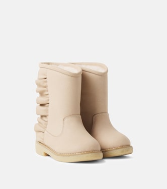 Kirsti ruffled leather boots | Donsje