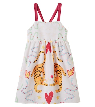 Isleño bow-detail printed dress | Pepita&Me