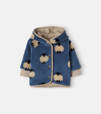 Baby printed teddy coat  | Emile et Ida