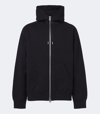 Cotton jersey hoodie | Sacai
