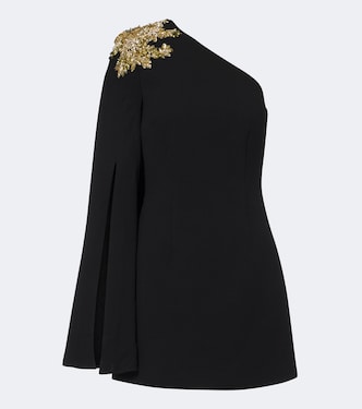 River embellished one-shoulder minidress | Rebecca Vallance
