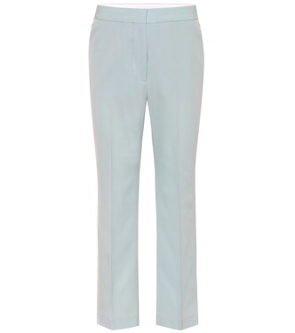 Pantalon droit en crêpe de coton | Stella McCartney