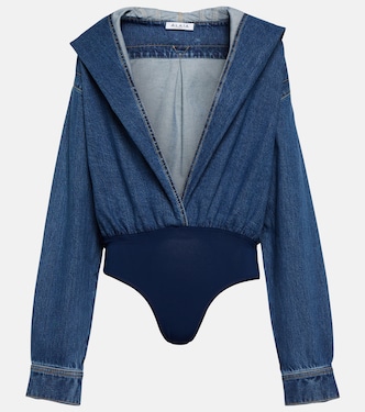 Denim bodysuit | Alaïa