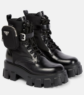 Botines Monolith de piel | Prada