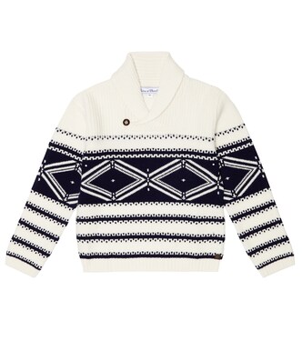 Pull en intarsia de laine mélangée | Tartine et Chocolat