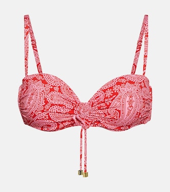 Tangier bandeau bikini top | Heidi Klein