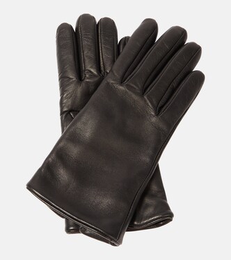 Guantes Cassandre de piel | Saint Laurent