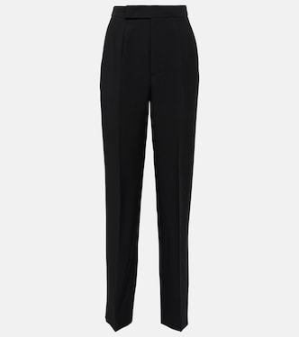 Pantalon droit en laine et soie | Roland Mouret