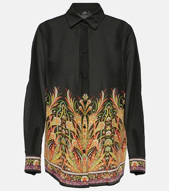 Printed cotton and silk shirt | Etro