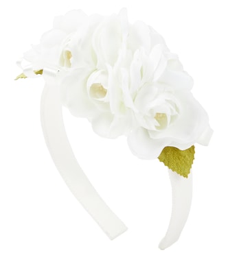 Floral-appliqué headband | Monnalisa