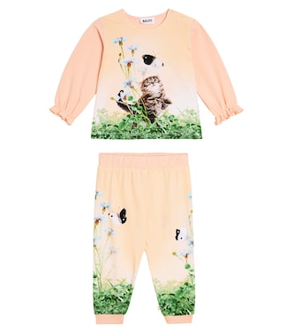 Baby Elina T-shirt and Susanne pants set | Molo
