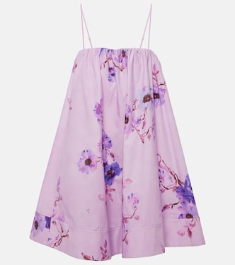 Lightburst floral cotton minidress | Zimmermann